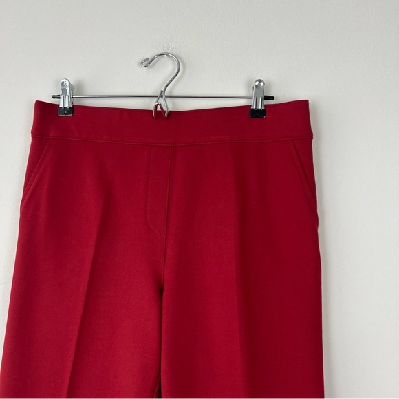 Spanx The Perfect Pant Kick Flare Pants Maroon Red Petite - Picture 4 of 9
